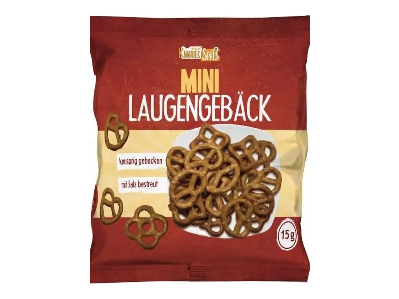 Mini-Brezeln (15 g) – Herzhafte Mini-Laugenbrezeln im Tütchen