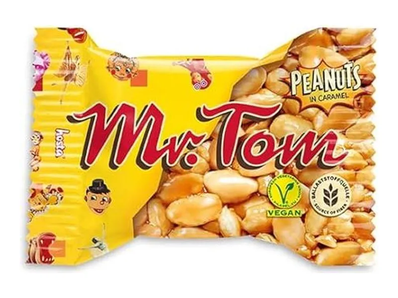 Mr. Tom Minis – Erdnuss-Karamell-Riegel im Mini-Format